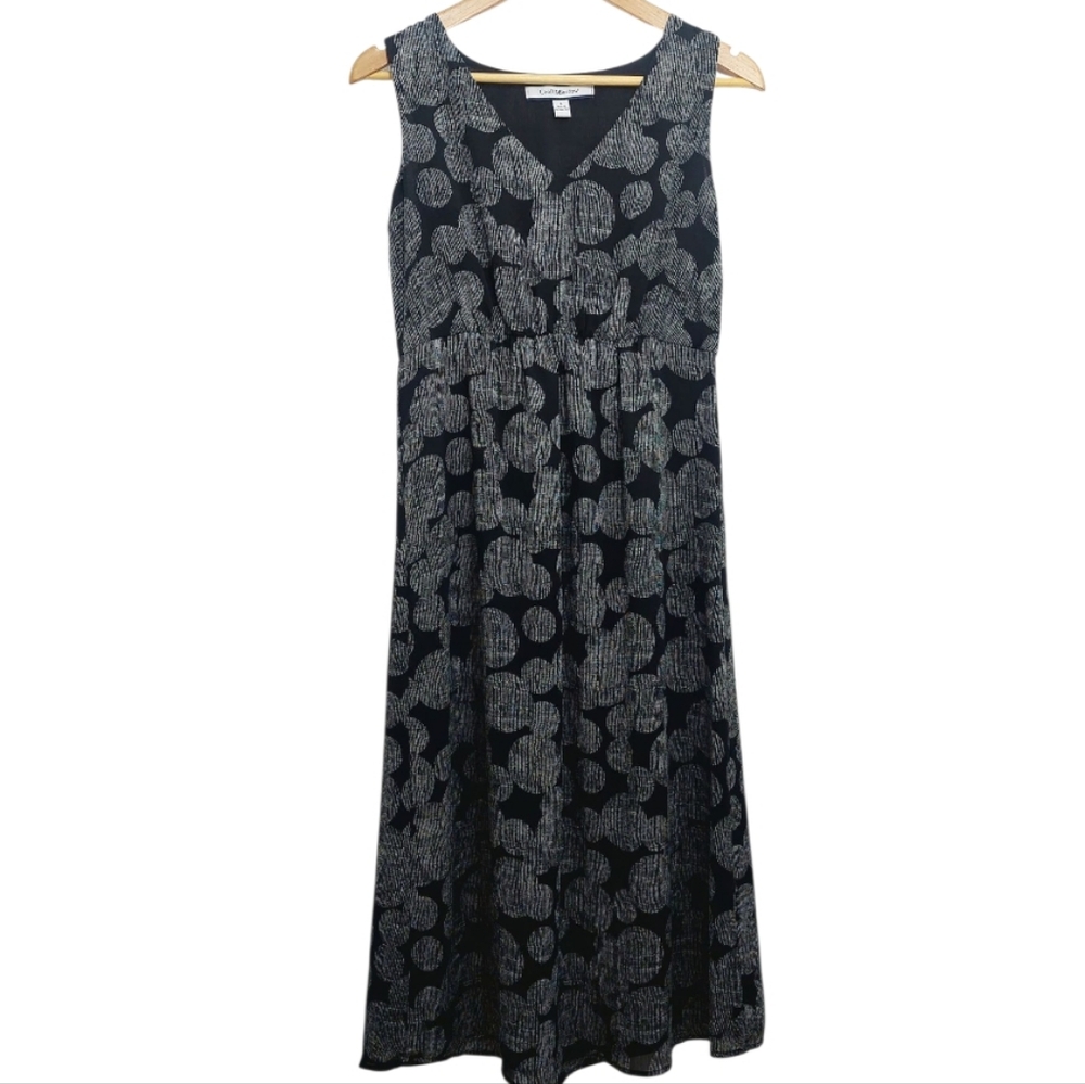 Croft & Barrow Women's Size 6 Dress Sleeveless Black Gray - Picture 1 of 11